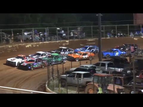 Stock V8 at Winder Barrow Speedway 6/8/2024 - dirt track racing video image