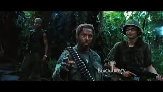 Tropic Thunder - Robert Downey Jr. plays a black guy...?