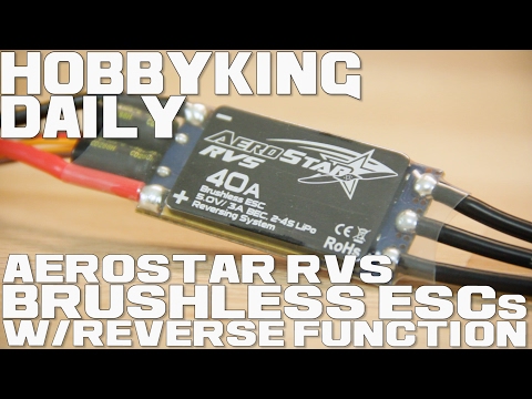 Aerostar RVS Brushless ESCs w/Reverse Function - HobbyKing Daily - UCkNMDHVq-_6aJEh2uRBbRmw