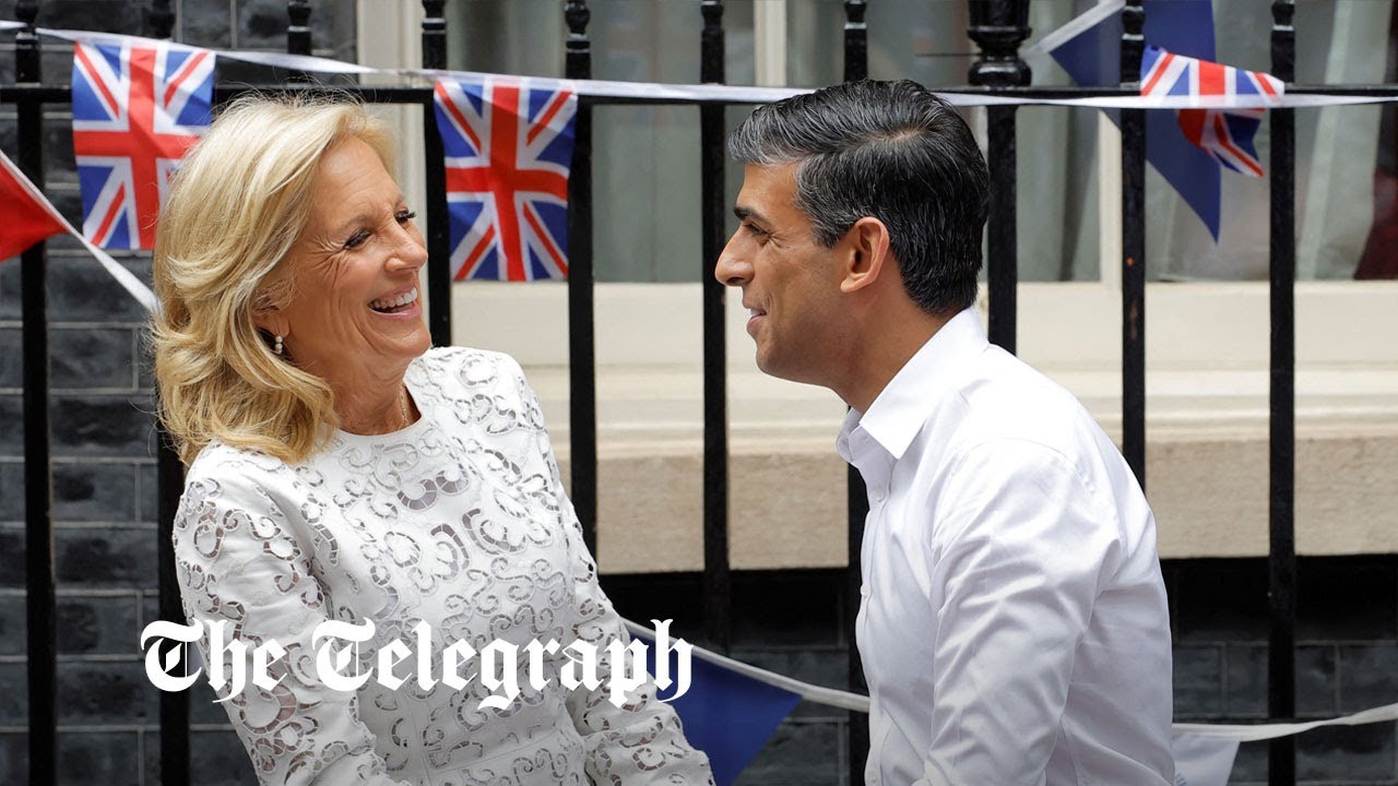 Rishi Sunak and Jill Biden attend Downing Street Coronation Big Lunch