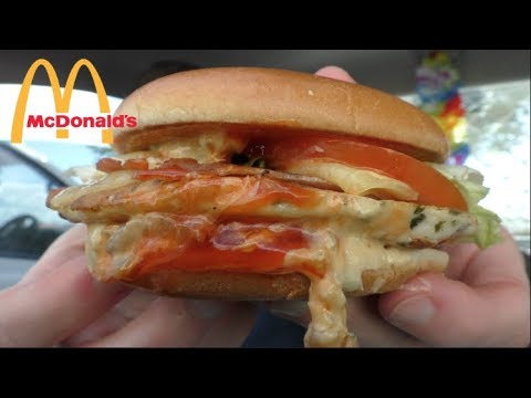 New McDonalds Chicken Burger - Grilled Spicy Chicken Clubhouse - UCGXHiIMcPZ9IQNwmJOv12dQ