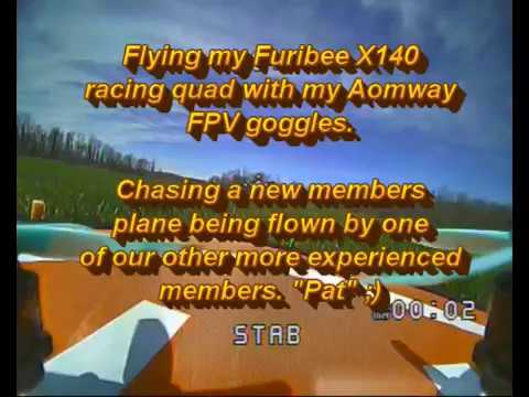 Furibee X140 chasing a plane at the NCRC Hawks Club - UC_TRO7BUrOWeB66jm4j8B-w