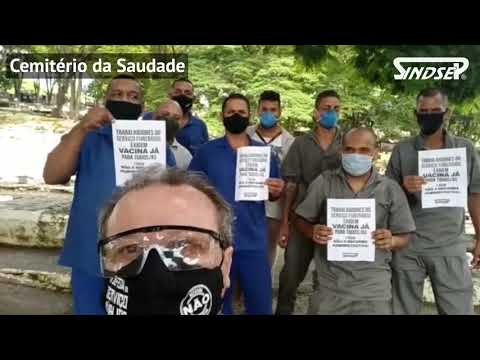 Prefeito Covas: Trabalhadores do Serviço Funerário são prioritários! Cumpra plano