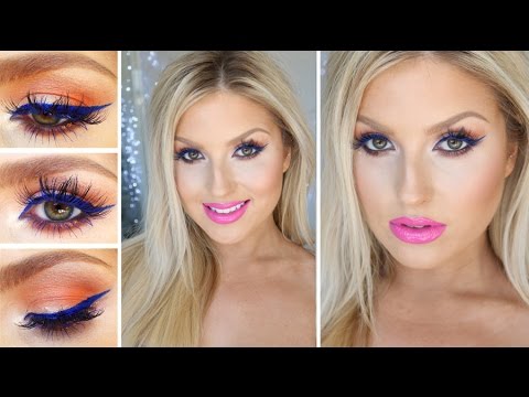 Chit Chat GRWM ♡ Blue Eyeliner, Orange & Hot Pink! Statement Makeup - UCMpOz2KEfkSdd5JeIJh_fxw