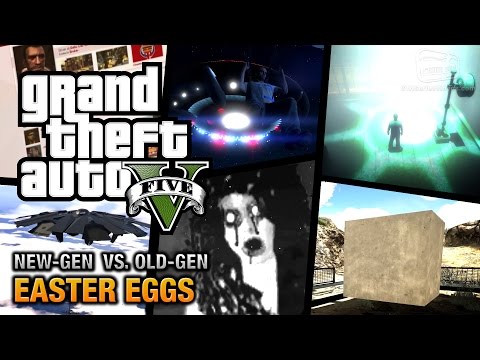 GTA 5 Easter Eggs - New Gen vs Old Gen - UCuWcjpKbIDAbZfHoru1toFg