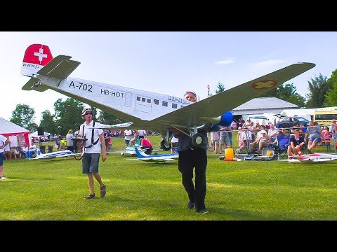 EXTREMLE LIGHT WEIGHT 3,7KG WINGSPAN 4,5 METER!! RC AIRPLANE JUNKERS JU 52 *TANTE JU - UCOM2W7YxiXPtKobhrYasZDg