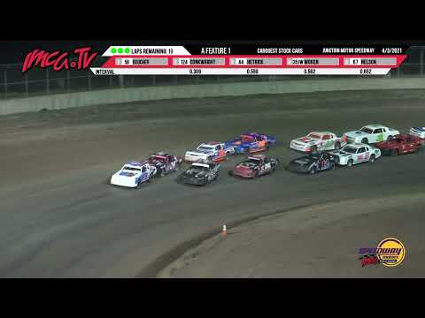 Stock Car | Junction Motor Speedway | 4-3-2021 - dirt track racing video image