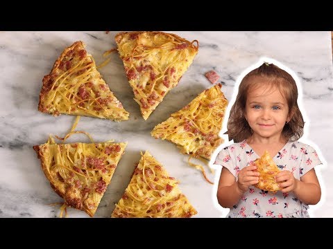 Spaghetti Pie: The Portable Pasta - with Mommy and Mia - UCNbngWUqL2eqRw12yAwcICg