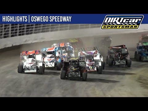 DIRTcar Sportsman Modifieds Oswego Speedway October 7, 2022 | HIGHLIGHTS - dirt track racing video image