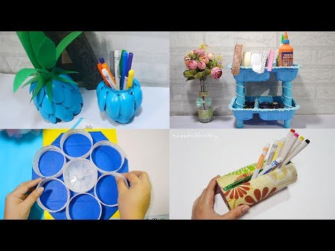 4 SURPRISINGLY RECYCLE CRAFTS USING DISPOSABLE ITEMS! Best Reuse Ideas - UC9yVILEwmqgO5NyPjxj-Org