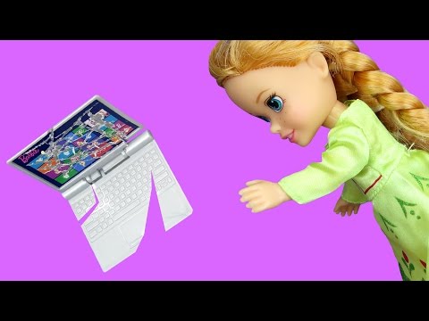 Anna BREAKS a Laptop ! Elsa & Anna toddlers visit Nikki's house - Playdate - TV Watching - UCQ00zWTLrgRQJUb8MHQg21A