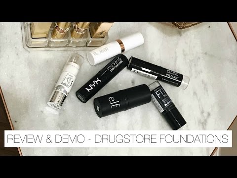 DRUGSTORE Foundation Sticks | Hits & Misses - Demo + Mini Reviews - UC8v4vz_n2rys6Yxpj8LuOBA