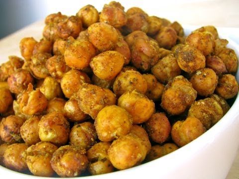Indian Spiced Roasted Chickpeas Recipe - Quick, Easy, Delicious - UCj0V0aG4LcdHmdPJ7aTtSCQ