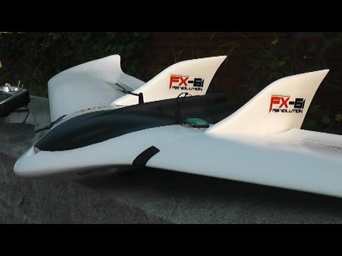 FX-61 Phantom Long Range FPV Flying Wing Maiden Flight - UCsFctXdFnbeoKpLefdEloEQ