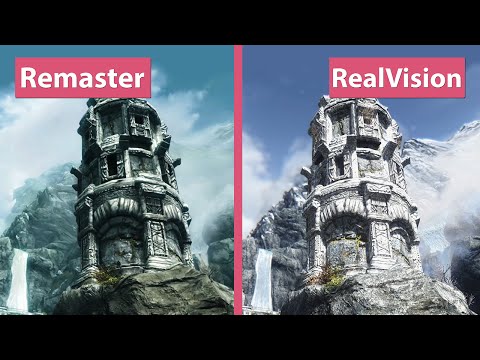 Skyrim – Special Edition Remaster vs. RealVision ENB Mod Collection Trailer Graphics Comparison - UCy1-UfHBaFlQHDLNU9lYiyQ