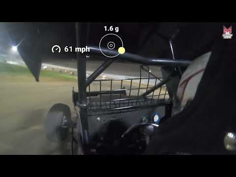 #9 Abigayle Lett - POWRi 305 Sprint Car - 6-16-2023 I-70 Motorsports Park - In Car Camera - dirt track racing video image