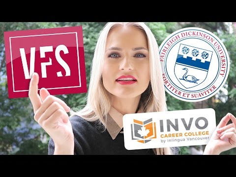 Onde estudar no Canadá? Vancouver Film School | Invo College | FDU