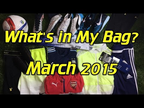 What's In My Soccer Bag? - March 2015 - UCUU3lMXc6iDrQw4eZen8COQ