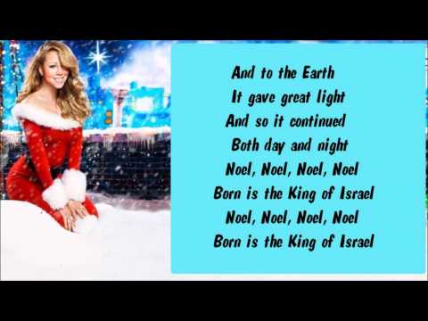 Mariah Carey - The First Noel / Born Is The King (Interlude) + Lyrics