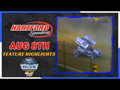 GLSS Hartford Feature Highlights 8/9/2025 - dirt track racing video image