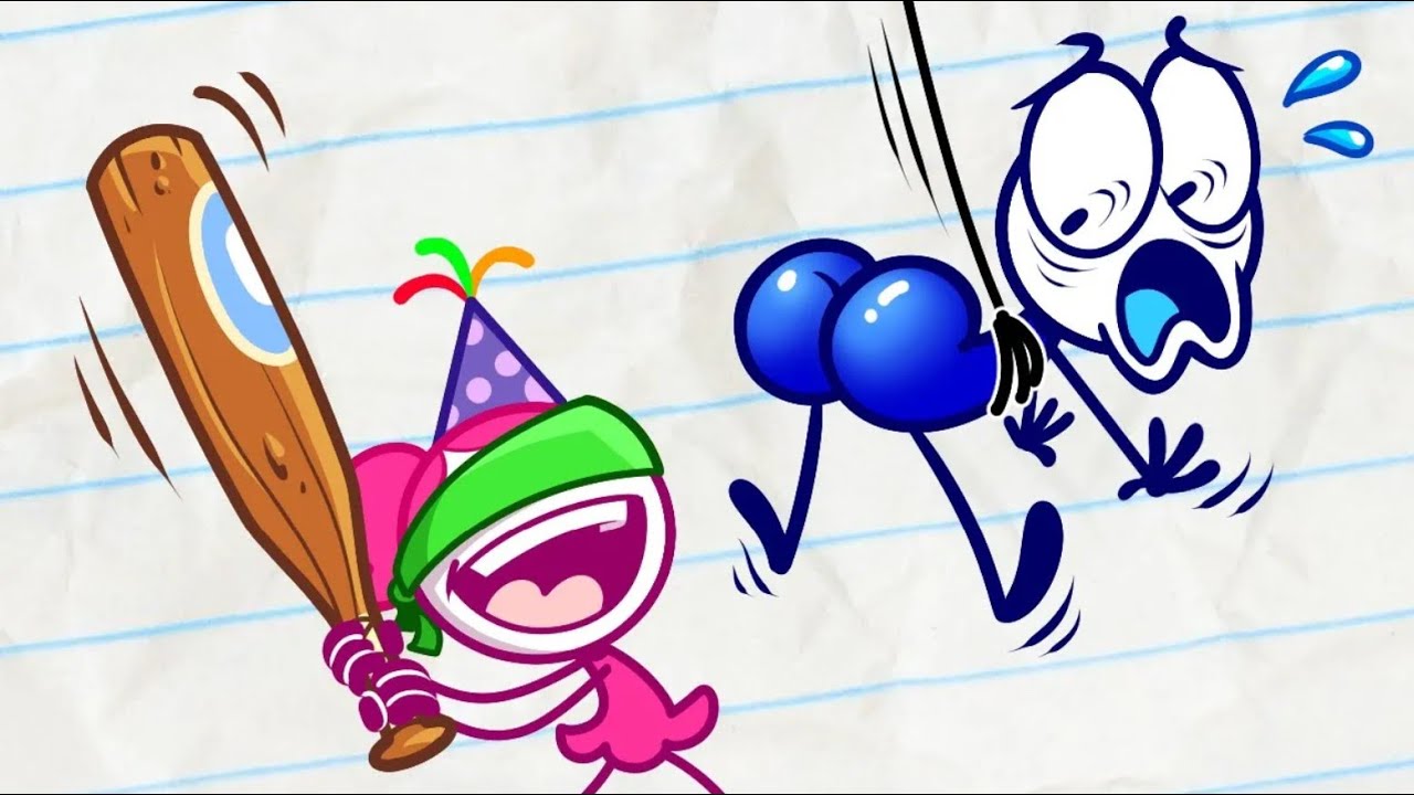 "Big Miscake" Pencilmate’s Birthday Bash GONE WRONG | Pencilmation Cartoons!