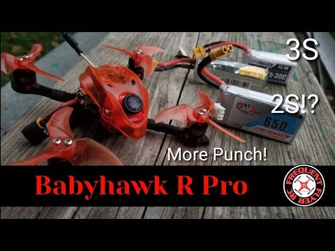 Babyhawk-R Pro Flight Demo and Durability Test with 3S and 2S! (Crashes lol) - UCNUx9bQyEI0k6CQpo4TaNAw