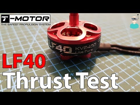T-Motor LF40 2450KV Motor - Overview & Thrust Test - UCOs-AacDIQvk6oxTfv2LtGA
