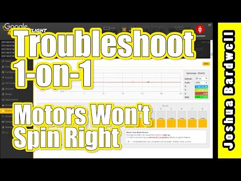 Quadcopter Motors Won't Spin Right | 1-ON-1 TROUBLESHOOT - UCX3eufnI7A2I7IkKHZn8KSQ