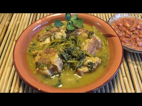 COSTILLAS DE PUERCO EN CHILE VERDE CON VERDOLAGAS ,DELICIOSA RECETA! - UCKkinZz8CfbX-Hr6zcXOO7Q