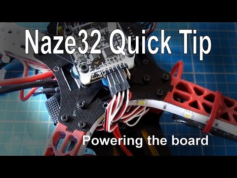 Naze32 Quick Tip - Powering the board (Linear, Switched and Optio/Opto ESCs) - UCp1vASX-fg959vRc1xowqpw