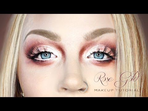 Smokey Rose Gold - Eye & Face Makeup Tutorial - UCoziFm3M4sHDq1kkx0UwtRw