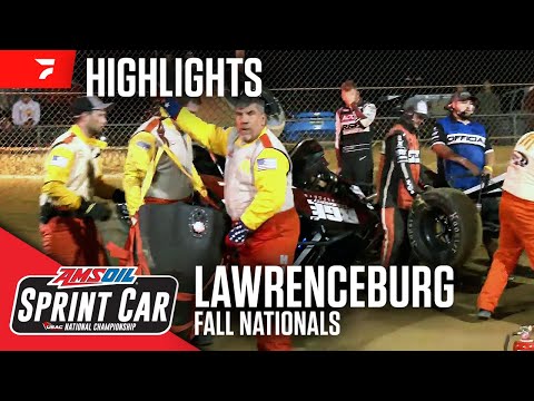 Fall Nationals | USAC Sprints at Lawrenceburg Speedway 10/12/24 | Highlights - dirt track racing video image