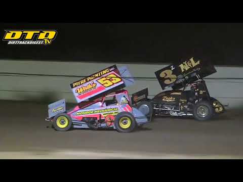 Ransomville Speedway | Empire Super Sprint A-Main Highlights | 6/9/23 - dirt track racing video image