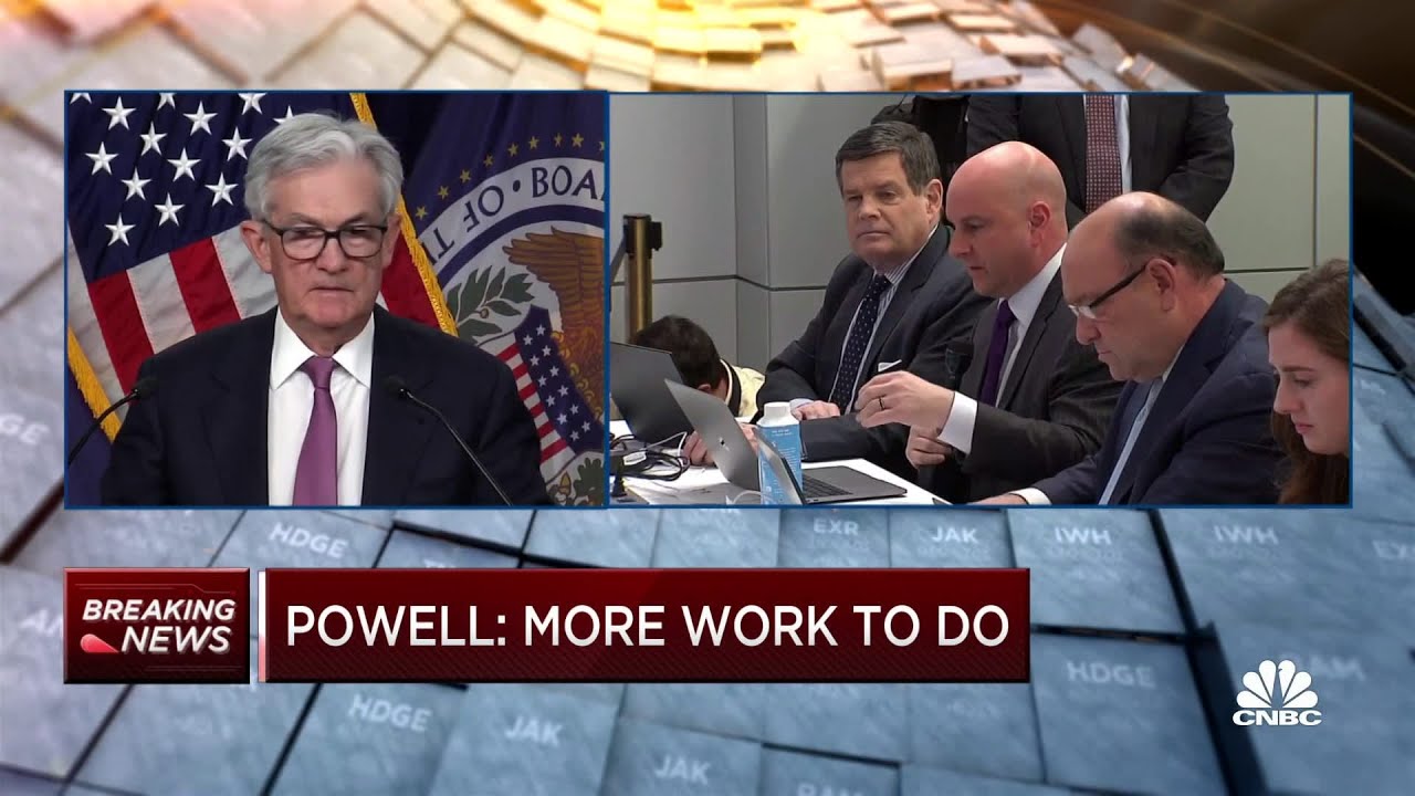 Fed Chair Powell: Goods inflation is coming down pretty fast