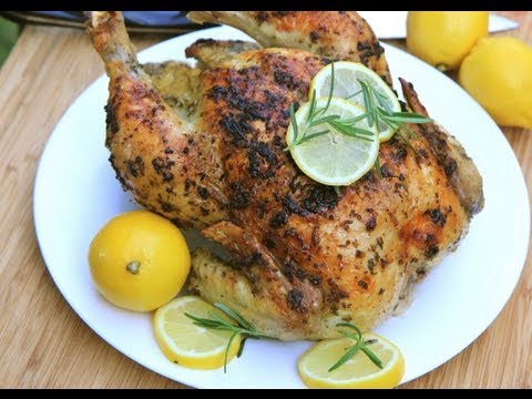 Lemon Garlic & Rosemary Roasted Chicken Recipe - UCubwl8dqXbXc-rYE8MOSUnQ