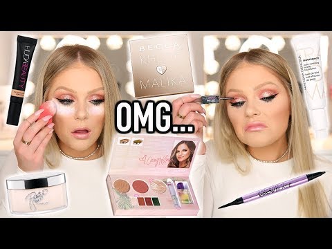 TESTING VIRAL OVERHYPED MAKEUP PRODUCTS | FULL FACE FIRST IMPRESSIONS - UCji7wwhcGBhI0MIlxytFp4Q