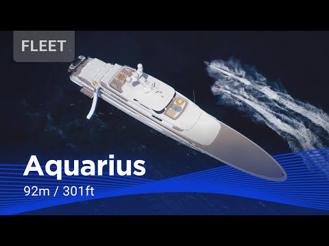 Exclusive First Footage of 92m / 301ft Superyacht Aquarius | Feadship - UC5KhvlsYrr_hre3AKGFzeHA