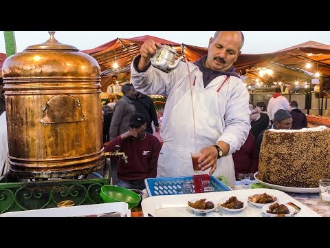 Spiced Tea and Pastries of Marrakech. Street Food of Morocco. Jemaa el-Fna Square - UCdNO3SSyxVGqW-xKmIVv9pQ