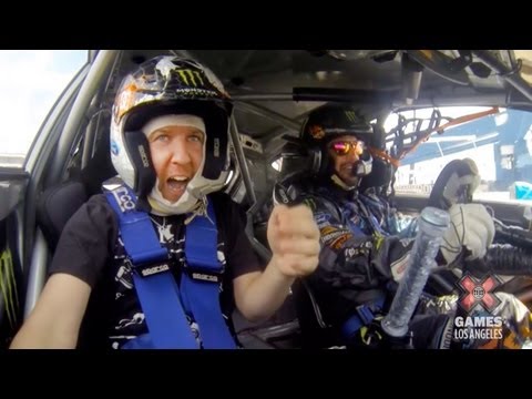 GoPro: Gymkhana Ride Along ft. Nick Swardson and Ken Block - Summer X Games Los Angeles 2013 - UCqhnX4jA0A5paNd1v-zEysw