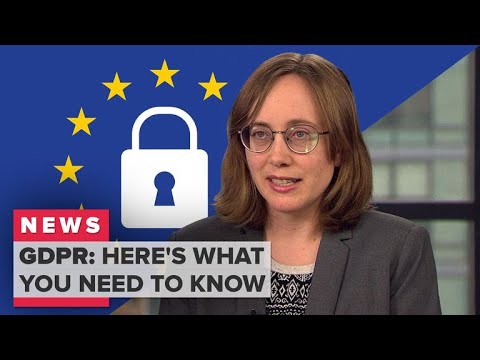 The EU's new GDPR privacy law explained (CNET News) - UCOmcA3f_RrH6b9NmcNa4tdg