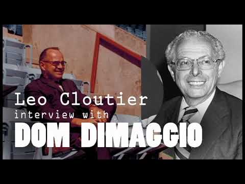 Dom DiMaggio of Boston Red Sox- interviewed by Leo Cloutier in 1970 video clip