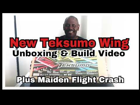 Hobbyking Teksumo Unboxing and Maiden Flight Crash - UCvM1UL_2stBk0j-9Y8BjasA