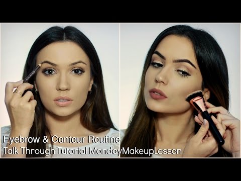 Beginners Talk Through Makeup Tutorial | Eyebrow & Contouring Routine - UC-1-zPmT368J8JRbsK_1keA