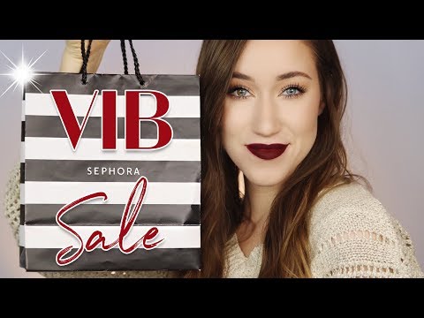 SEPHORA VIB SALE 2017 | HAUL +  RECOMMENDATIONS | ALLIE GLINES - UCLF42C7y73FKA8ye_5Nn-Kw