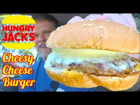 Hungry Jacks Cheesy Cheese Burger Review - Greg's Kitchen - UCGXHiIMcPZ9IQNwmJOv12dQ