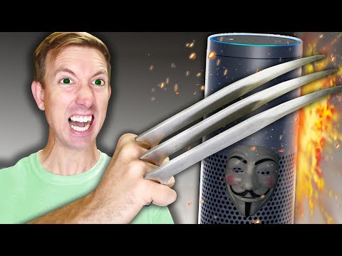 CAUGHT HACKER SPYING ON ME & DESTROYING AMAZON ALEXA with NINJA GADGETS - UCwaNuezahYT3BOjfXsne2mg