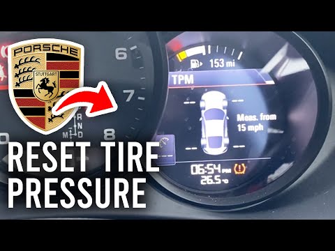 How to reset the TPMS light on a Porsche (With video)