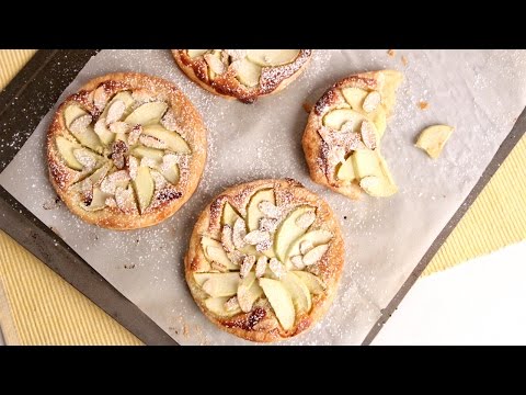 Almond Apple Tart Recipe - Laura Vitale - Laura in the Kitchen Episode 985 - UCNbngWUqL2eqRw12yAwcICg