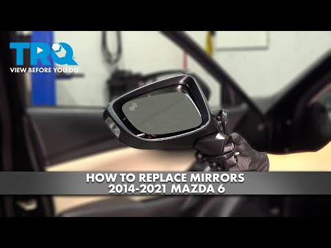 Как самостоятельно разработать наружное зеркало заднего вида на Mazda 6?