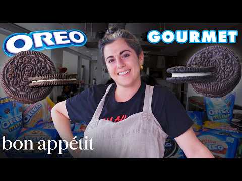 Pastry Chef Attempts To Make Gourmet Oreos | Gourmet Makes | Bon Appétit - UCbpMy0Fg74eXXkvxJrtEn3w